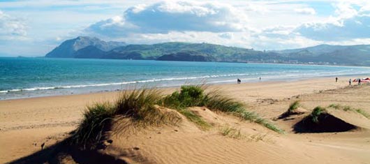 vista de la playa