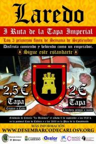 Cartel anunciador de la I Ruta de la Tapa Imperial